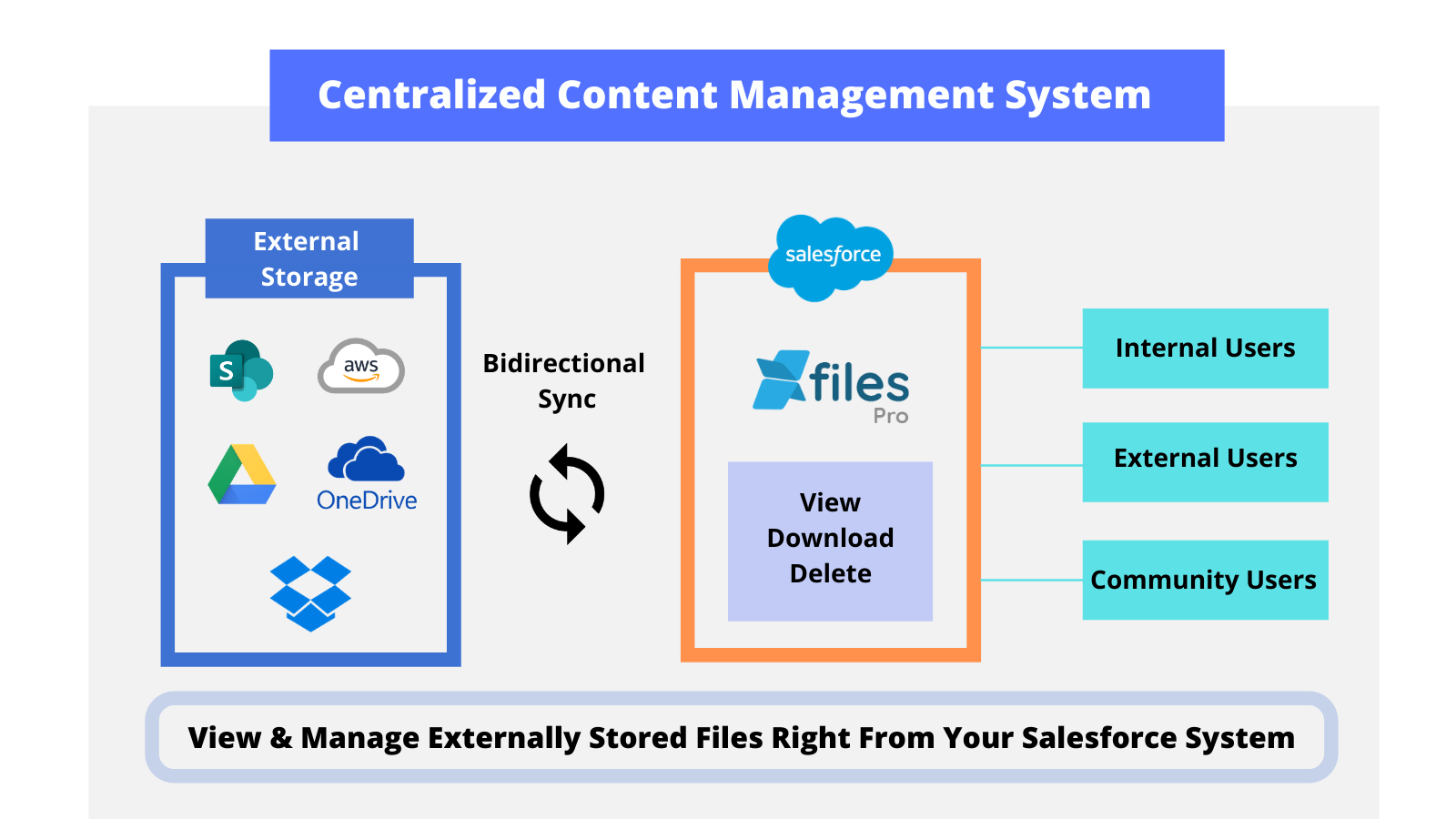 Centralized Content Management System