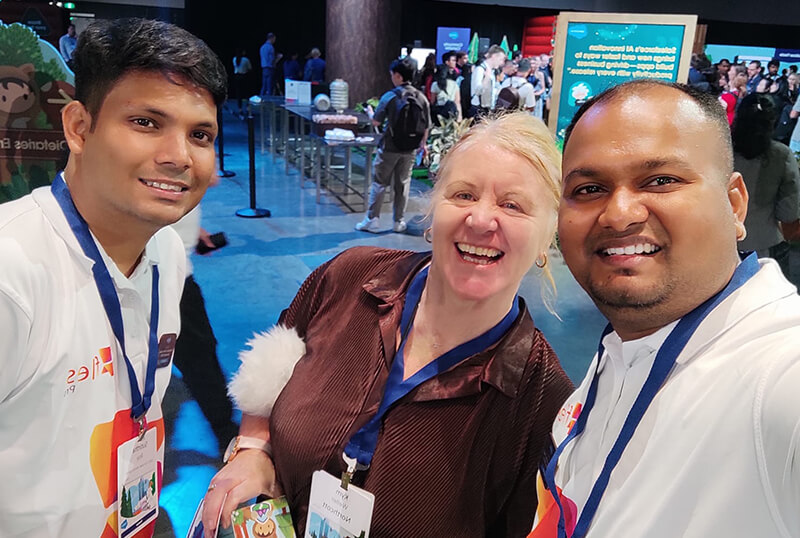 Team XfilesPro reunited with Trailblazers at Salesforce World Tour Sydney 2024